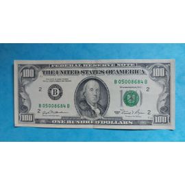 Etats-Unis, Billet De 100 Dollars Série 1981