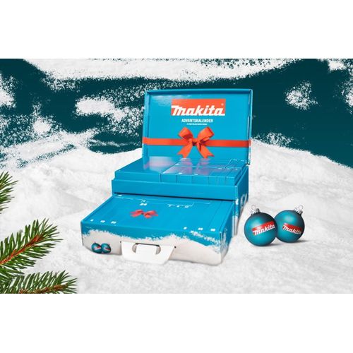 Calendrier de l'Avent Makita 2025 Coffret Outils et Accessoires 24 Surprises Bricolage avec Forets, LED et Gadgets