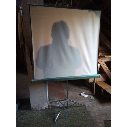 Ecran de projection sur pied