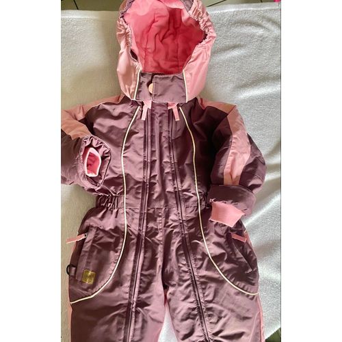 Combinaison De Ski Bébé Fille 2 Ans 86/93 Cm Decathlon Rose Prune Imperméable