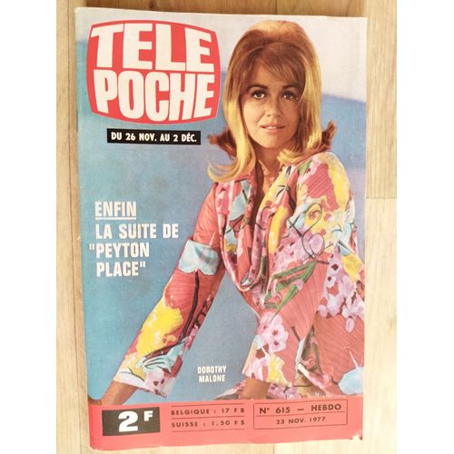 Télé Poche N° 615 Dorothy Malone Peyton Place - Annie Cordy...