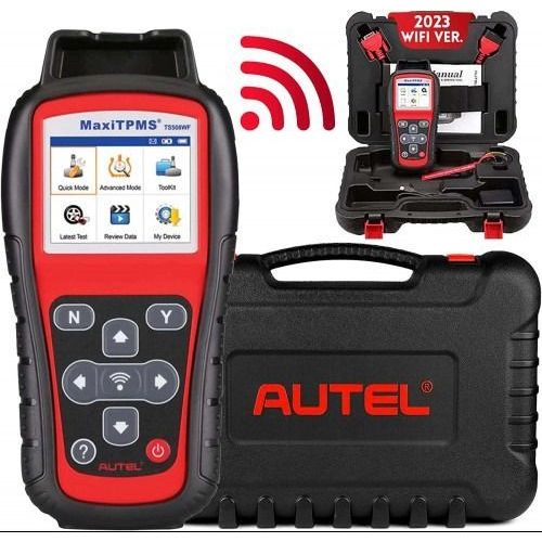 Outil De Programmation Tpms Autel Maxitpms Ts508wf Mx-Sersors 315/433 Mhz, Réapprentissage/Activation De Tous Les Capteurs, Lecture/Effacement Des Codes D'Erreur, Réinitialisation Du Tpms