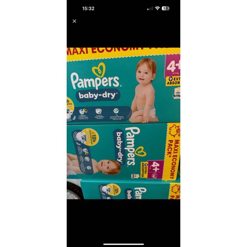 Pampers Baby Dry Taille 4+