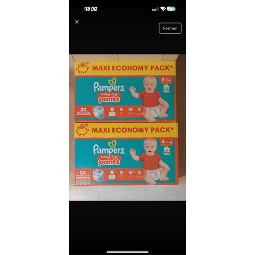 Pampers Baby Dry Pants Taille 4