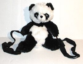 peluche sac a dos panda ours sandy