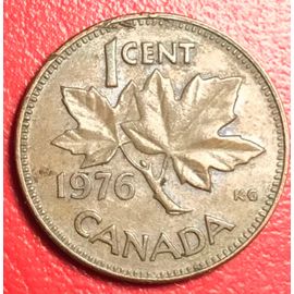 1 Cent - Elizabeth I I - 1976 - Canada
