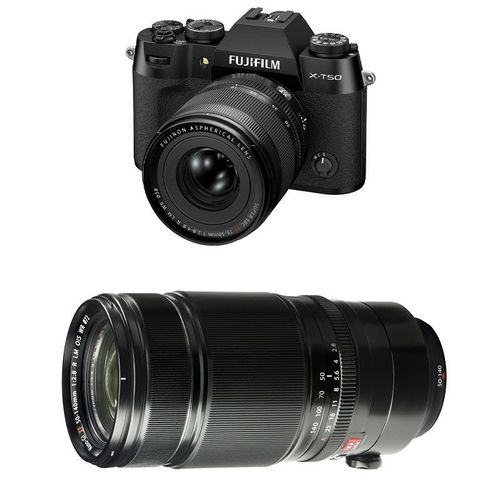 FUJIFILM X-T50 NOIR + 16-50 + 50-140 Garanti 3 ans