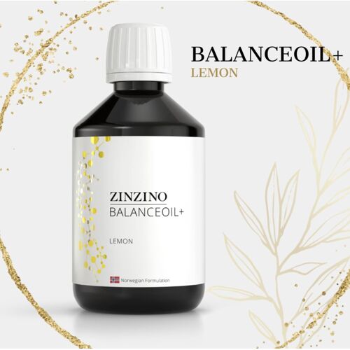 Zinzino Balanceoil+ 300ml - Saveur Citron, Omega-3, Huile De Poisson D3 