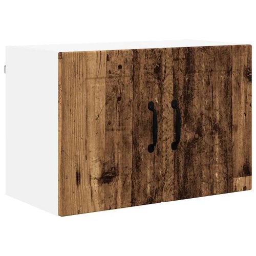 vidaXL Meuble mural de cuisine avec porte Bois Ancien 60 x 31 x 40 cm