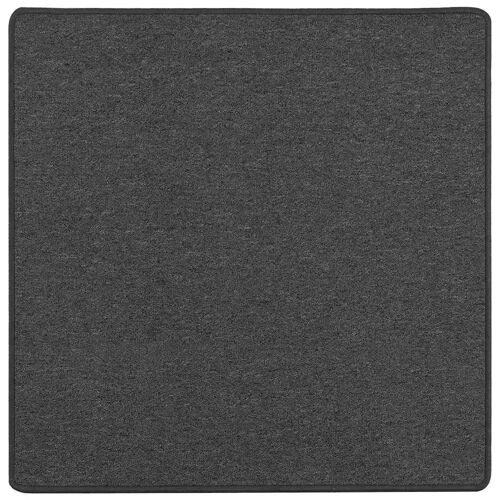 Vidaxl Tapis Couloir Gris Foncé 100 X 100 Cm 100% Polypropylène