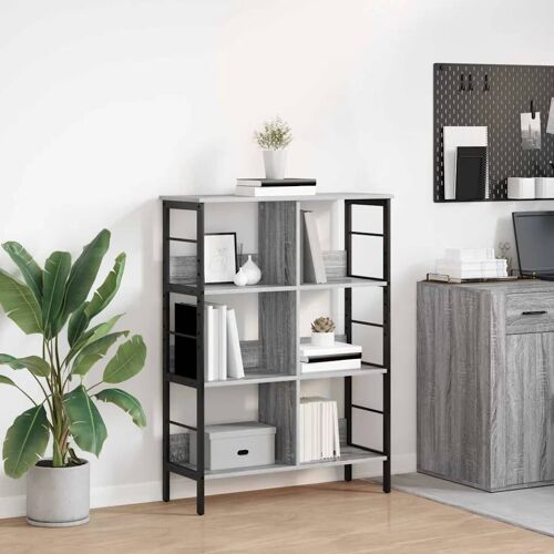 vidaXL Étagère Gris Sonoma 82 x 32 x 112 cm Bois d'ingénierie