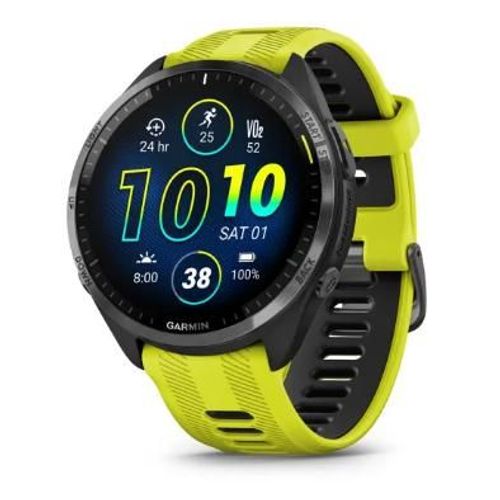 Garmin Forerunner 965 AMOLED 47 mm - Jaune avec bracelet Silicone Jaune - Wifi GPS (010-02809-12)