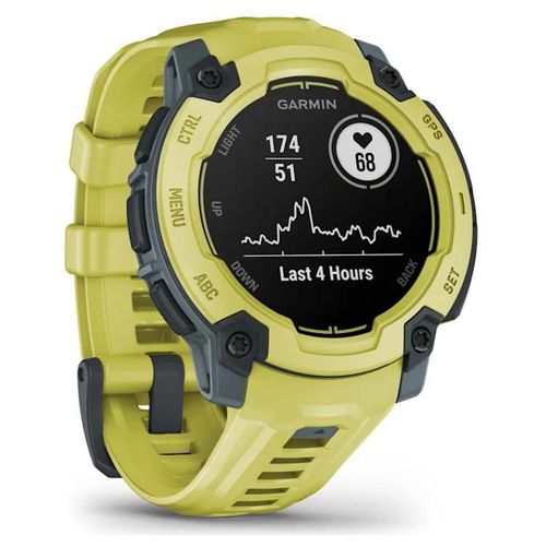 Garmin Instinct E 45 mm - Citron vert avec bracelet Silicone Citron vert - GPS (010-02933-01)