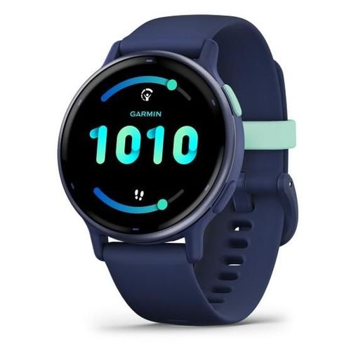 Garmin Vivoactive 5 AMOLED 42 mm - Bleu avec bracelet Silicone Bleu - Wifi GPS (010-02862-12)
