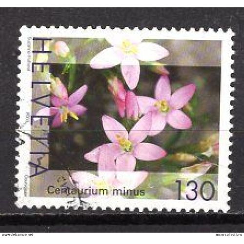 Suisse 2003 Plante Medicinale La Petite Centauree  Yvert N° 1749 Oblitere