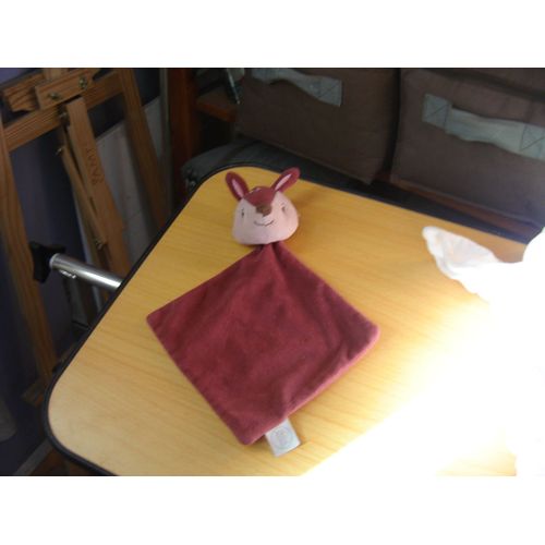 doudou ecureil plat bébé douceur