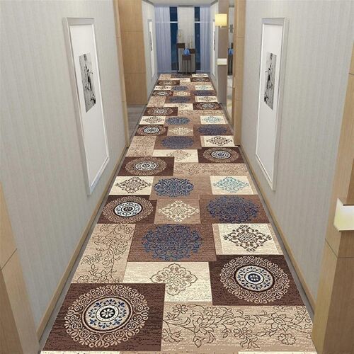 Tapis De Sol Antiderapant, Tapis De Couloir, Tapis Lavable (F, 60 * 300cm)