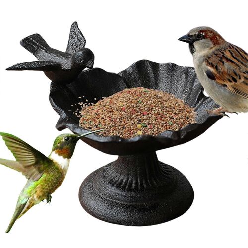 Nichoir D'exterieur, Mangeoire Pour Oiseaux En Metal Au Style Retro