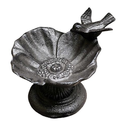 Mangeoire D'exterieur Pour Oiseaux Sauvages, Mangeoire En Metal Decorative Pour Jardin, Mangeoire Retro Pour Terrasse, Attire Les Pinsons