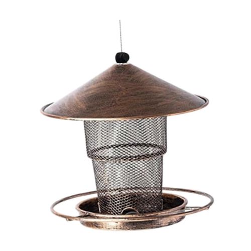 Nichoir Decoratif En Metal Pour Jardin Exterieur, Mangeoire A Oiseaux Pratique, Nichoir Suspendu Pour Porche