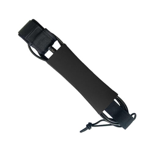 Corde De Wakesurf Reglable Pour Bateaux Et Pontons, Amarre Pour Lac Et Mer, Noire