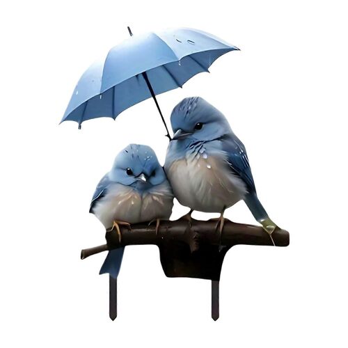 Tuteurs de jardin en acrylique 2D plat, faciles a installer, a inserer dans le sol pour decorer les pots de fleurs et la pelouse.