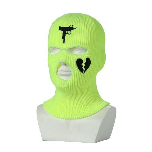 Balaclava Hiver Chaud Unisexe En Acrylique Et Coton Mélangé Pour Activités Extérieures, Style Décontracté Et Polyvalent, Idéal Pour Homme Et Femme