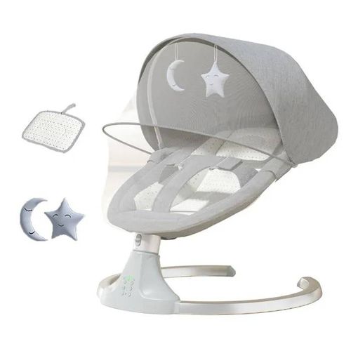 Transat Bebe Electrique Magic Zc Balancelle Bébé Multifonctionnel 5 Vitesses De Balancement Bluetooth Musiqu 3 Vitesses De Minuterie