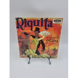 Vinyle 45 Tours Riquita : Georgette Plana (Le Tango De Manon / On M’Appelle Frisson…) Avec Fourreau