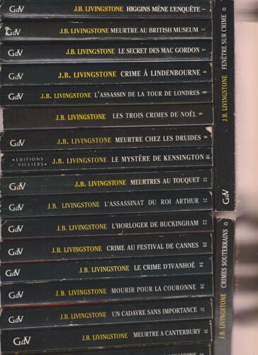 Jb Livinstone, Les Dossiers De Scotland Yard - 19 Titres