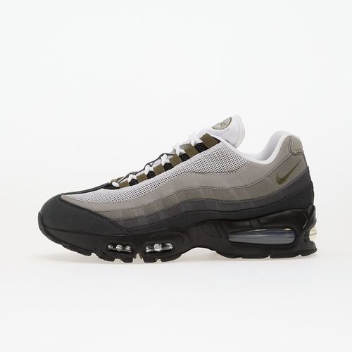 Chaussures Baskets Nike W Air Max 95 Og Black/ Medium Oliveswhitesreflect Silver Eur