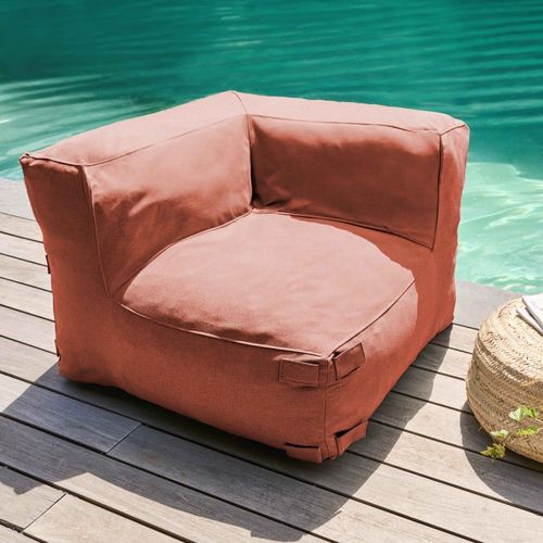 Salon De Jardin Modulable Avec 2 Fauteuils D'angle Terracotta