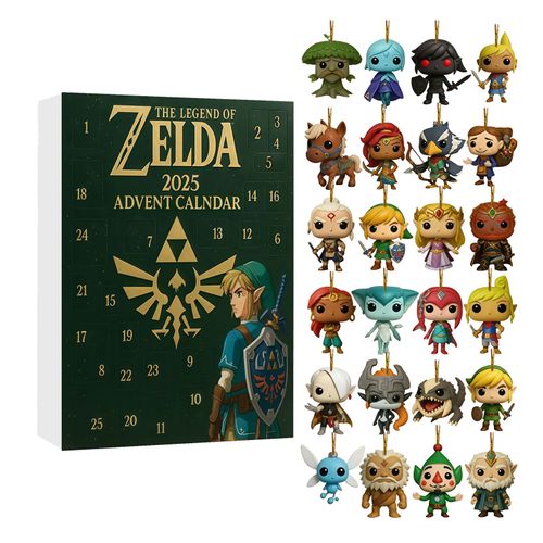 Calendrier Avent Zelda Jeu 24 Jours Blind Box Mystère Cadeau Noël