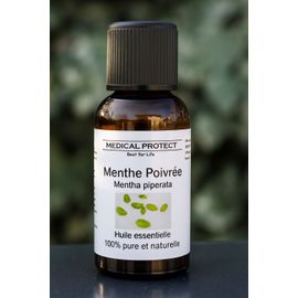 Huile Essentielle De Menthe Poivrée - Mentha Piperita - 100 Ml - Compte Gouttes Et Sécurité Enfants 