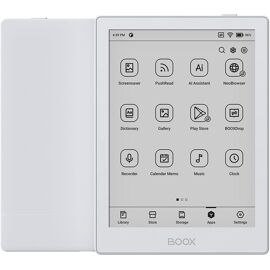 Boox Go 6 - Liseuse 6" à encre électronique - Blanc - Android 11, Play Store