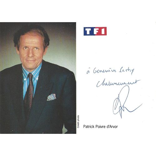 Autographe Ppd'Arvor
