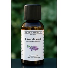 Huile Essentielle De Lavande Fine Ou Vraie - Lanvandula Augustifolia - 15 Ml - Compte Gouttes Et Sécurité Enfants 