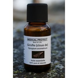 Huile Essentielle De Girofle (Clous De) - Eugenia Caryophyllus - 15 Ml - Compte Gouttes Et Sécurité Enfants 