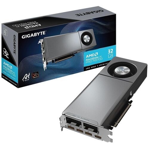 Gigabyte GV-R9700AI TOP-32GD AI TOP 32G (Rev. 1.1), Radeon AI PRO R9700, 32 GB GDDR6, PCI-Express
