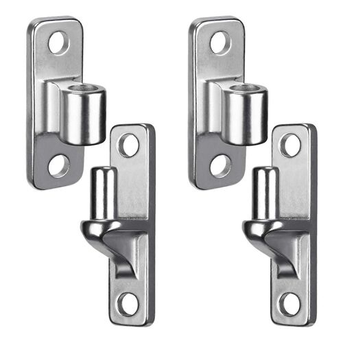Agriculteur Porte Mur Charnières pour Barrière de Maillon de Chaîne - Pack de 2, Pas de Soudure, de 5/8 de Pouce de l'axe d'articulation, l'Utilisation à l'Extérieur, en Acier Durable