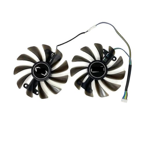 GTX1070 GTX1070Ti GTX1080 Ventilateur de Remplacement 2pcs Compatible avec EXOC SNPR Carte Graphique Glacière à 4 Broches 80mm