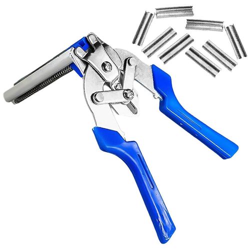 Treillis Métallique De Fixation De L'outil Avec 600 Renforcée M Clips Pour Lapin, Clapier Et Poulailler Installation, Durable Conception De La Poignée