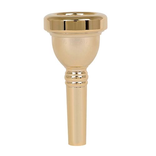Embouchure Trombone 6 1/2 (6 E) De L'or - Fine Ténor Porte-Parole De Gymnastik Doigt, Durable En Laiton Design