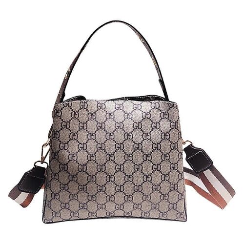 La mode ladyPolyurethaneLeather Bandoulière Réglable Sac de Messager Sac Fourre-tout Sac Seau