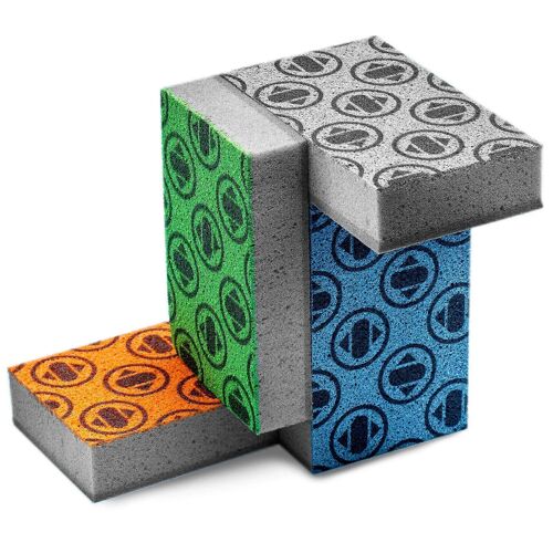 Les Éraflures Et Les Tampons À Récurer 4-Pack Sans Odeur Couleur Fade Indicateur De Pots, Des Casseroles Et De La Vaisselle