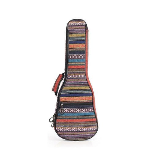 Ukulélé Sac 21 23 26 Pouces Étui Souple Pour Soprano, Concert, Ténor Avec Bandoulière Réglable, En Bohême 2 Conception