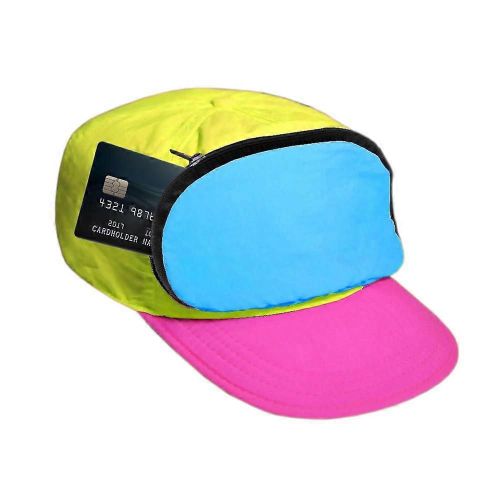 Rétro Des Années 80 Années 90 Nylon Fanny Pack Hat Avec Fermeture À Glissière Poche | Réglable Unisexe Festival De La Pac Pour Les Hommes Et Les Femmes, Multicolore