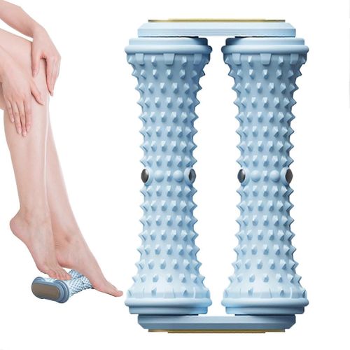 Pied Rouleau De Massage Appareil, Portable Réflexologie Appareil De Massage Pour Le Soulagement Du Stress, Bleu, Idéal Pour La Maison, Les Personnes Âgées, Les Sportifs, Et Après La Séance De Relaxa