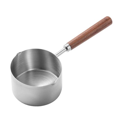 Multifonctionnel À L'huile Chaude, Verser Le Pot De Cuisson En Acier Inox Pot Avec Une Grande Poêle À Fond Plat Et Pot À Lait Pour L'usage À La Maison
