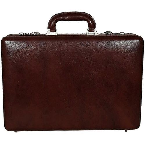 Pour les Hommes de 17 Pouces Super Indien Mallette en Cuir, de 24 Litres italien Pondi Tan, Élégant et Durable